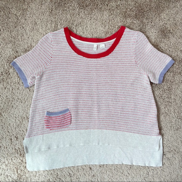 Moth Anthropologie Knit Colorblock Top - Picture 16 of 16